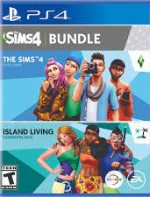 Sims 4 & Island Living Expansion Pack Bundle (2 Games in 1) PS4 UPC: 014633743081