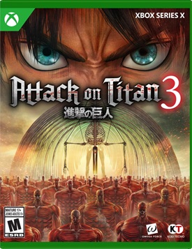 Attack on Titan 3 XBSX UPC: 040198003674