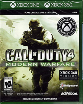 Call Of Duty 4: Modern Warfare Xbox 360 & XB1 UPC: 047875881945