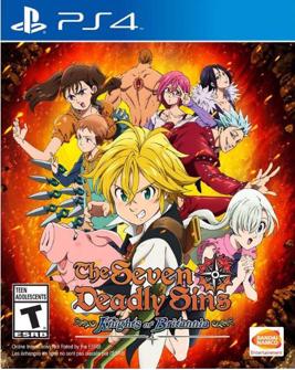 The Seven Deadly Sins: Knights of Britannia PS4 UPC: 722674120821