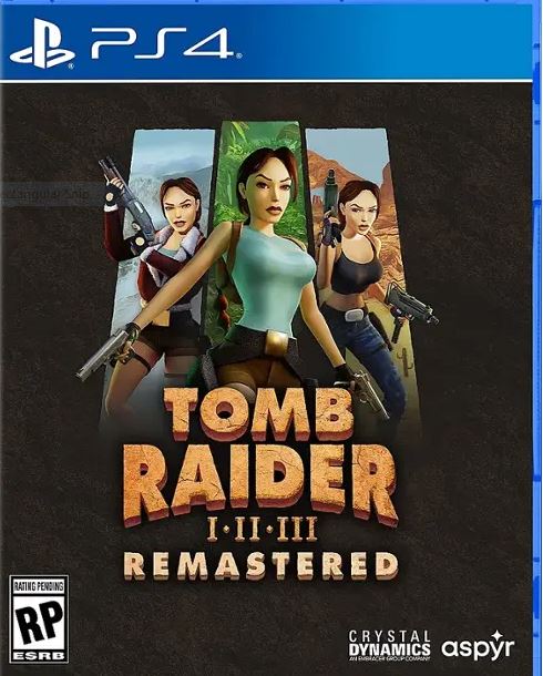 Tomb Raider I-III Remastered Starring Lara Croft PS4 UPC: 810136671889