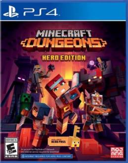 Minecraft Dungeons Hero Edition PS4 UPC: 812303014819